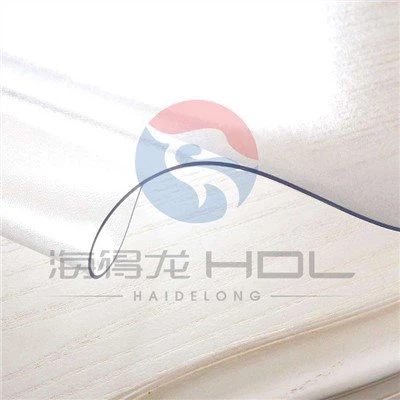 Σαφής ντυμένος PVC μουσαμάς